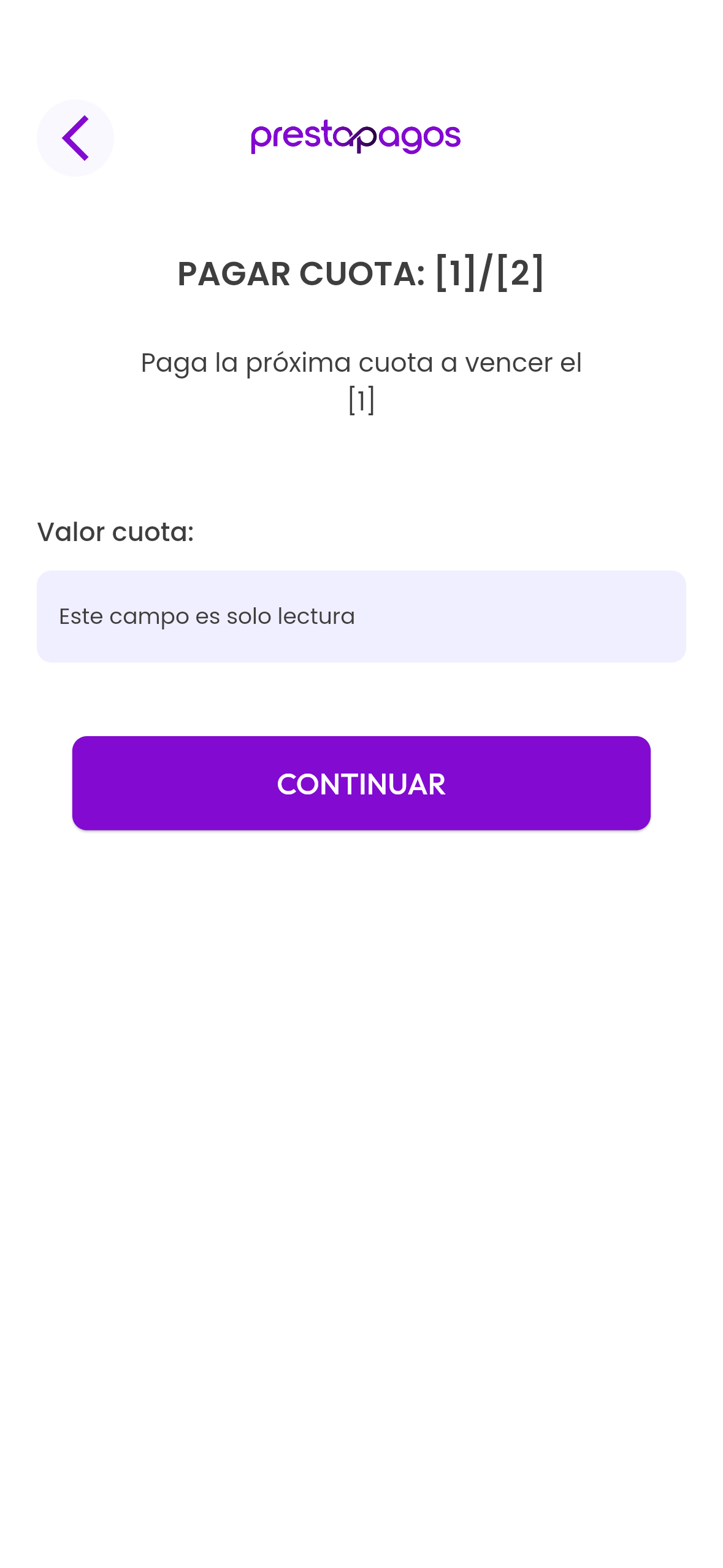 Pago de cuota